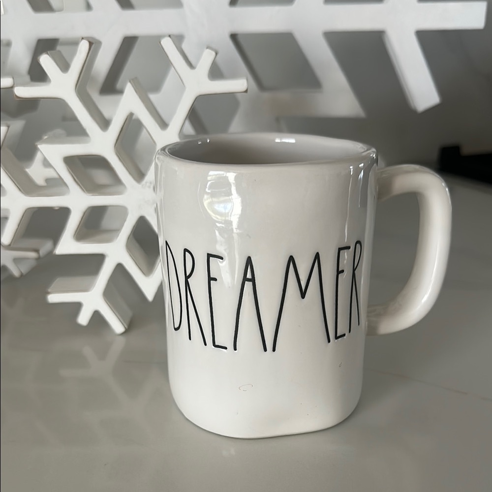Rae Dunn Artesian Collection  by Magenta White 'Dreamer' Mug.